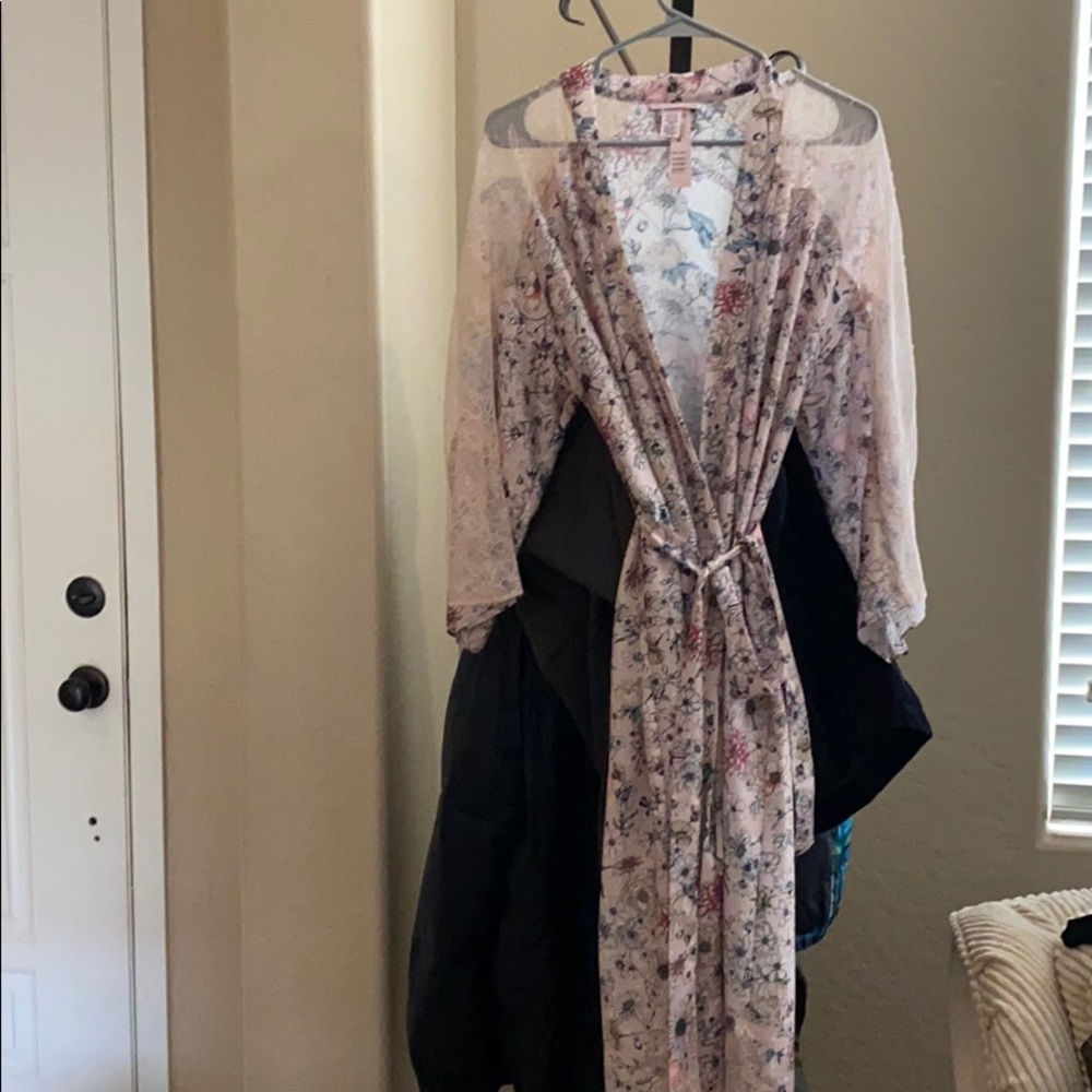 Silk robe